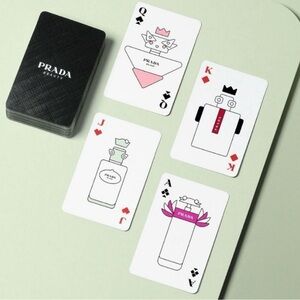 Prada Beauty Playing Cards